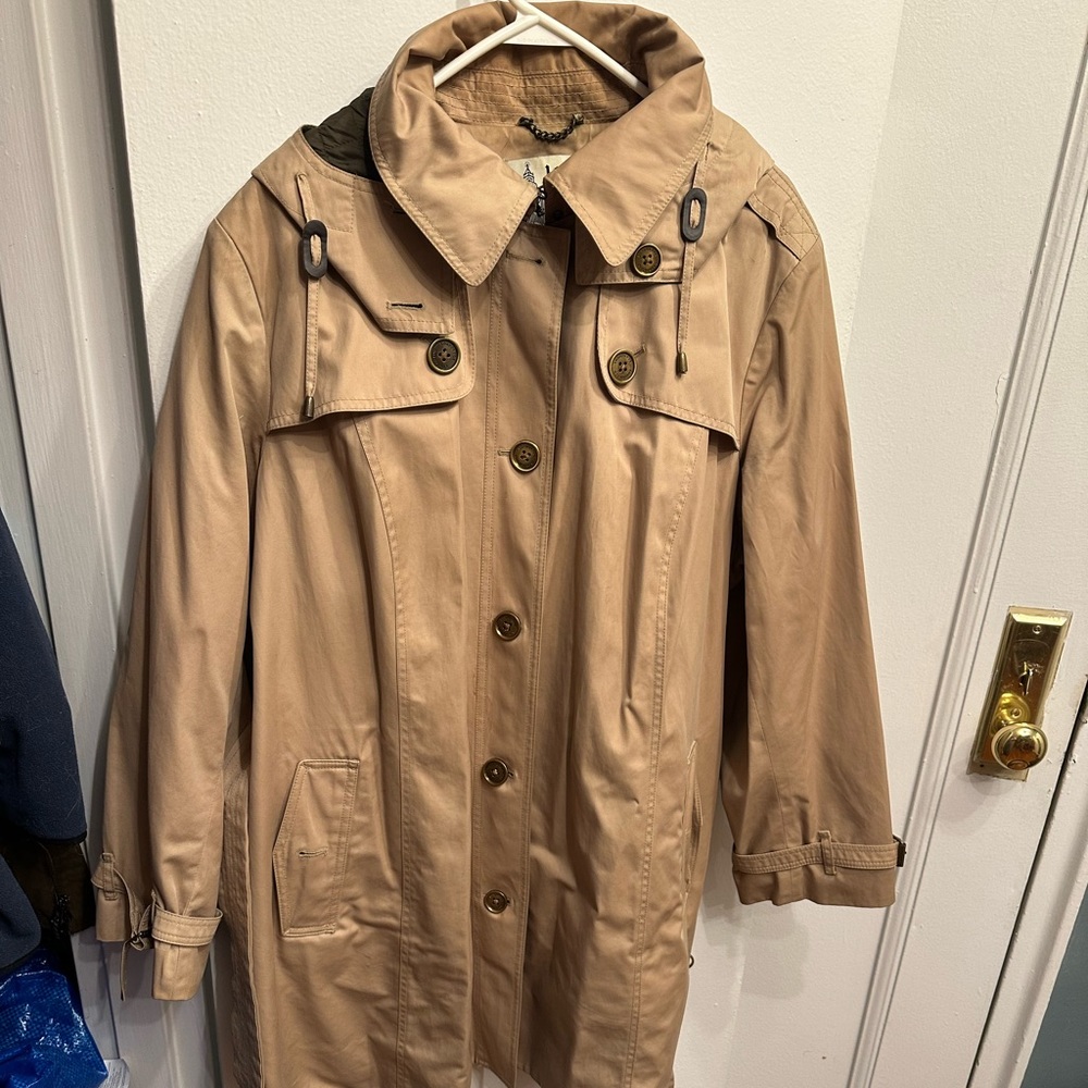 GUC London Fog nylon trench coat